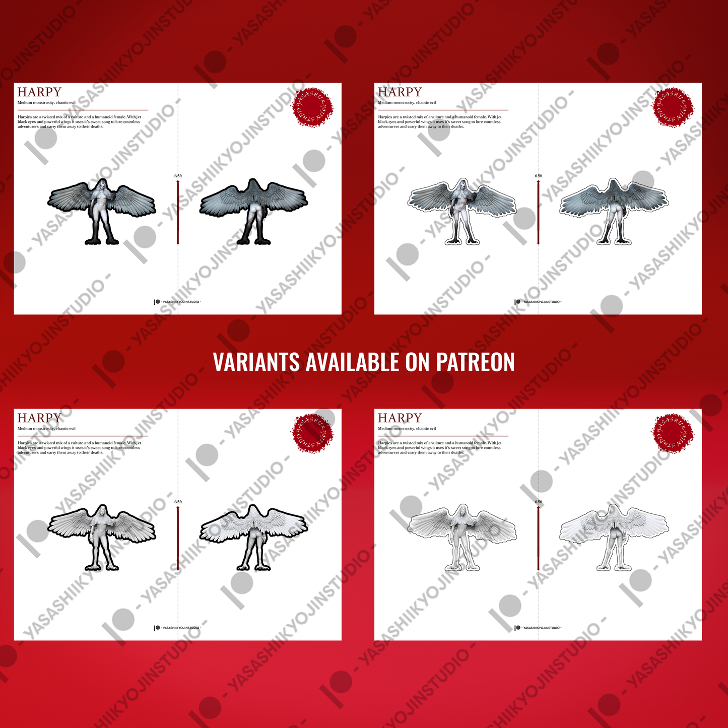 Harpy - Paper Mini Sample