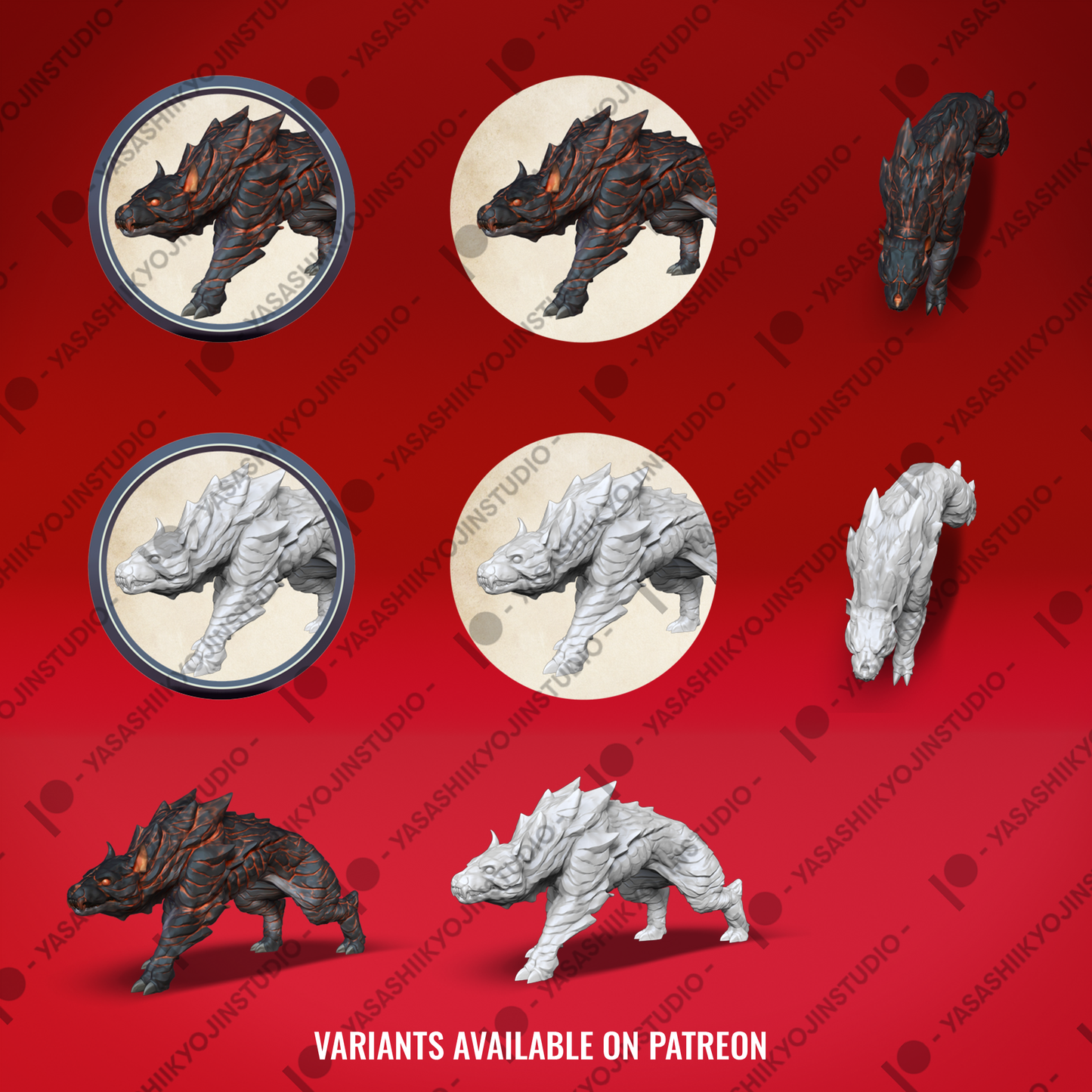 Hellhound - VTT Token Sample