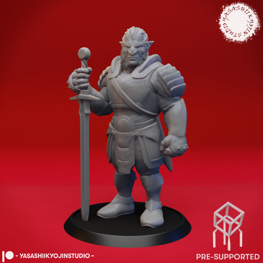 Hobgoblin - Guard - Tabletop Miniature (Pre-Supported STL)