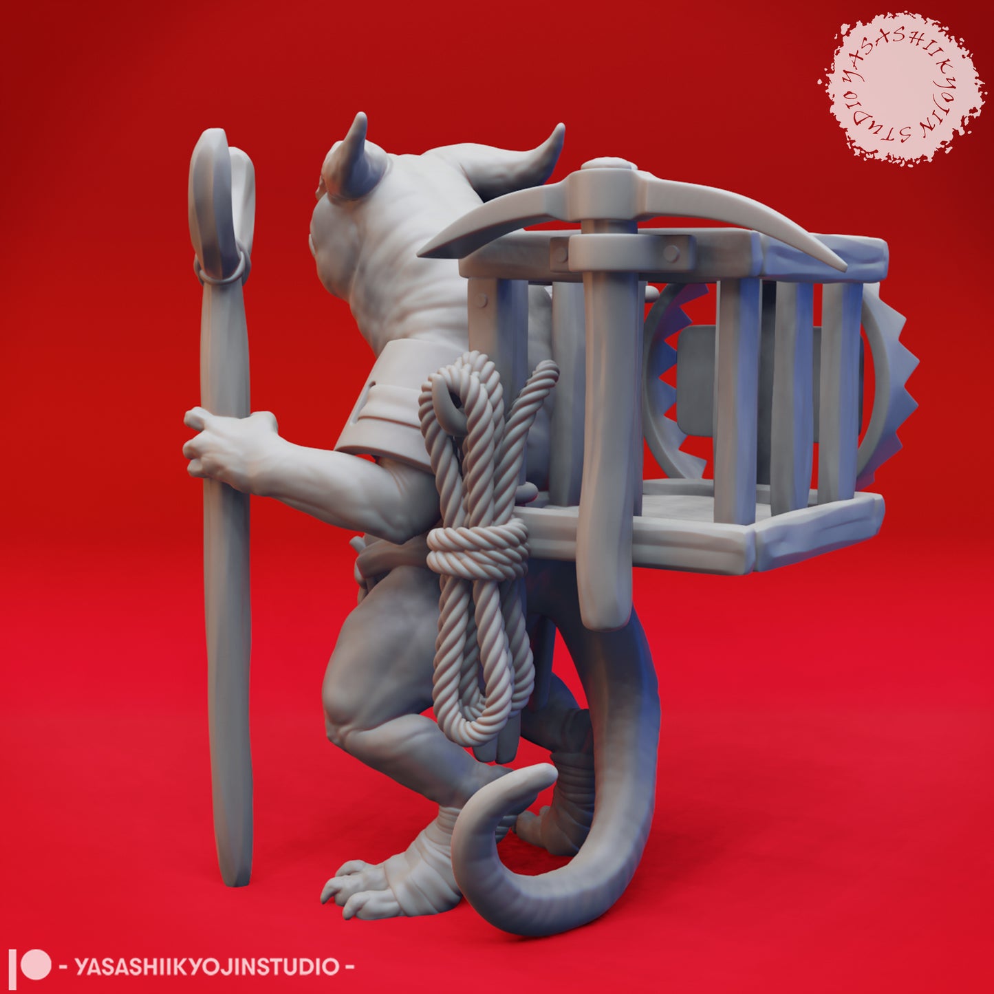 Kobold Trapper - Tabletop Miniature STL