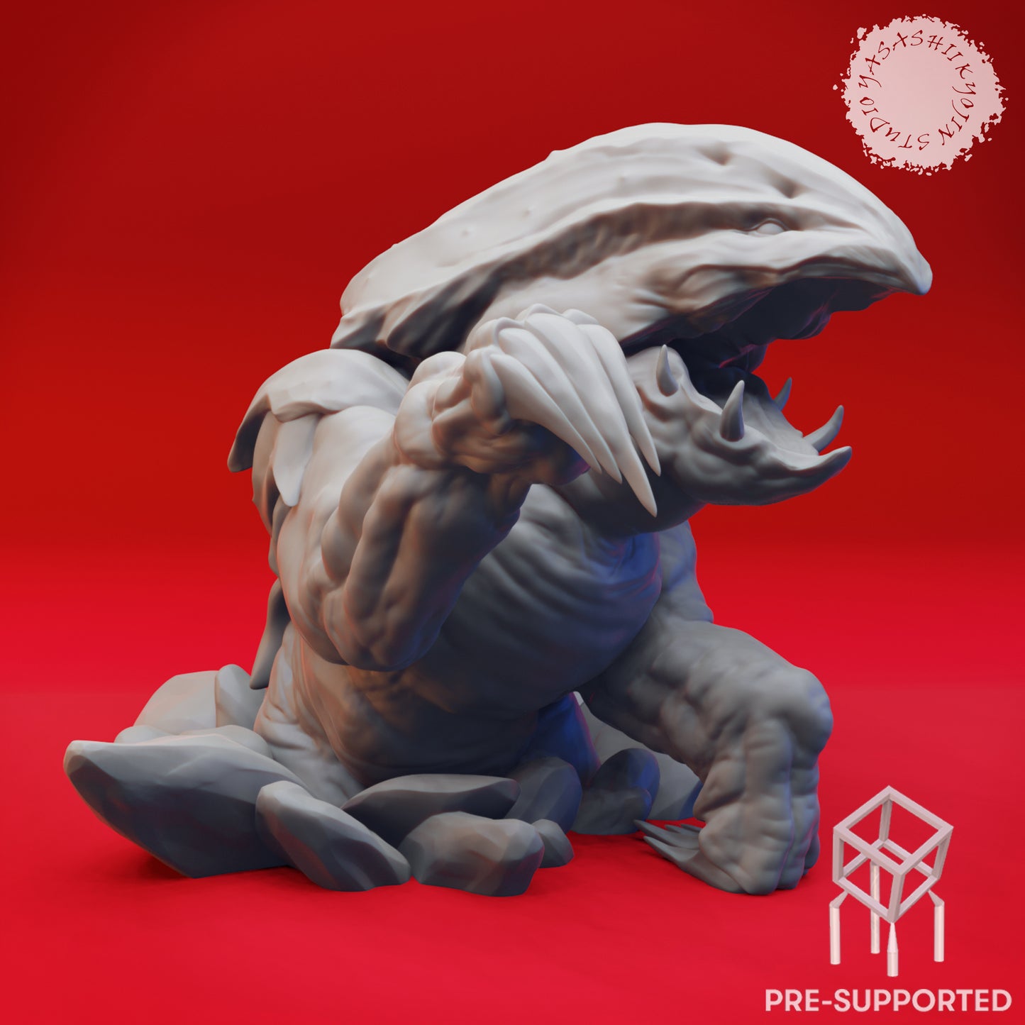 Bulette Bundle - Book of Beasts - Tabletop Miniatures (Pre-Supported STL)