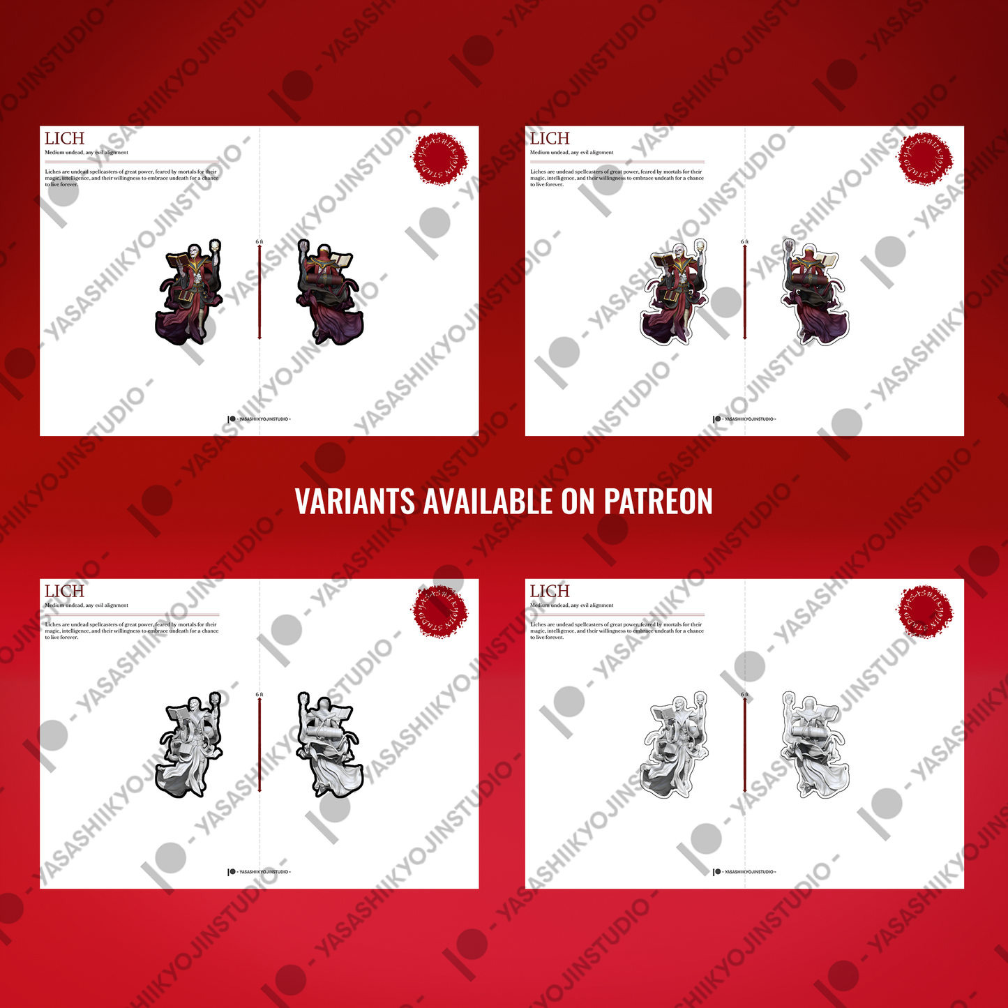 Lich - Paper Mini Sample
