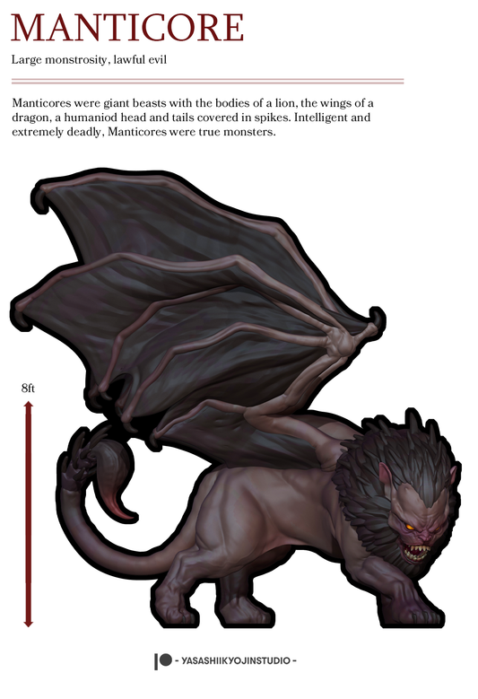 Manticore - Paper Mini Sample
