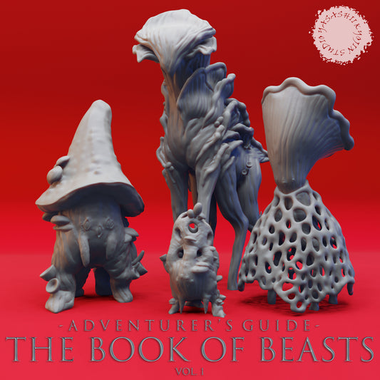 Myconid Colony - Book of Beasts - Tabletop Miniatures (Pre-Supported STL)