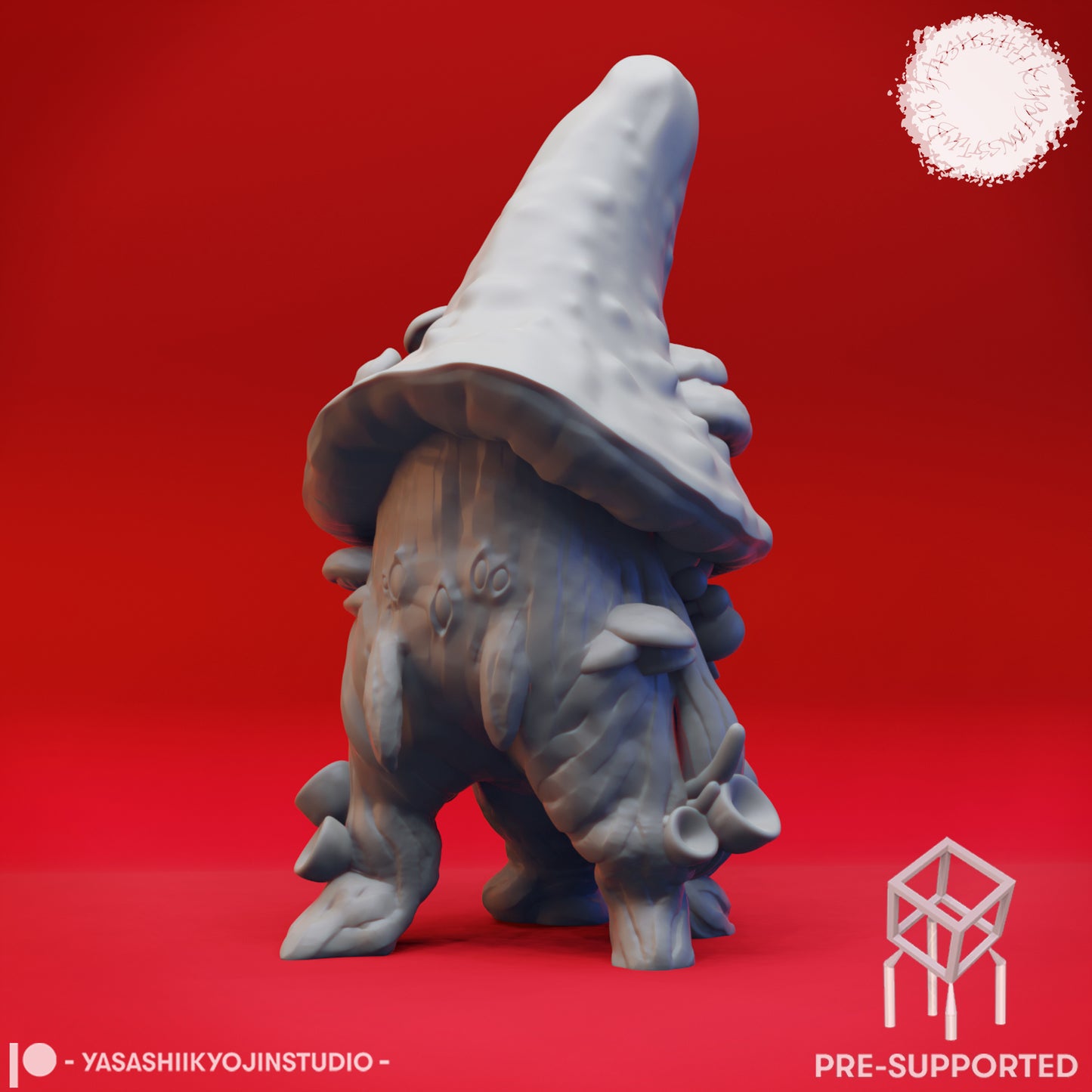 Myconid Colony - Book of Beasts - Tabletop Miniatures (Pre-Supported STL)