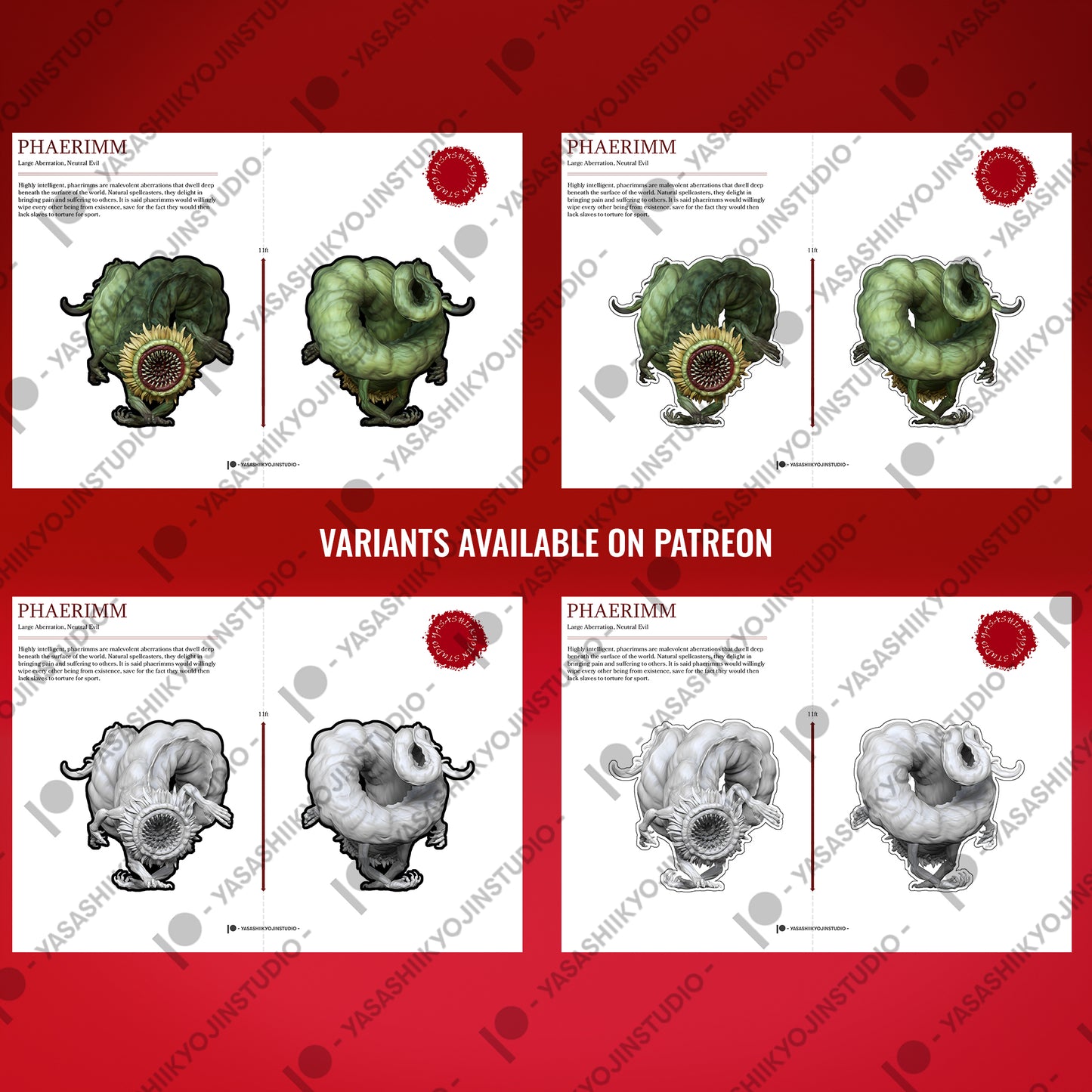 Demonic Windsock - Paper Mini Sample