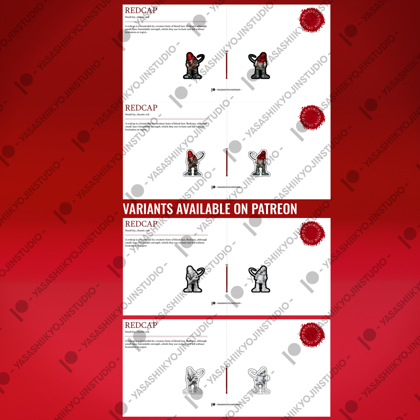 Redcap - Paper Mini Sample