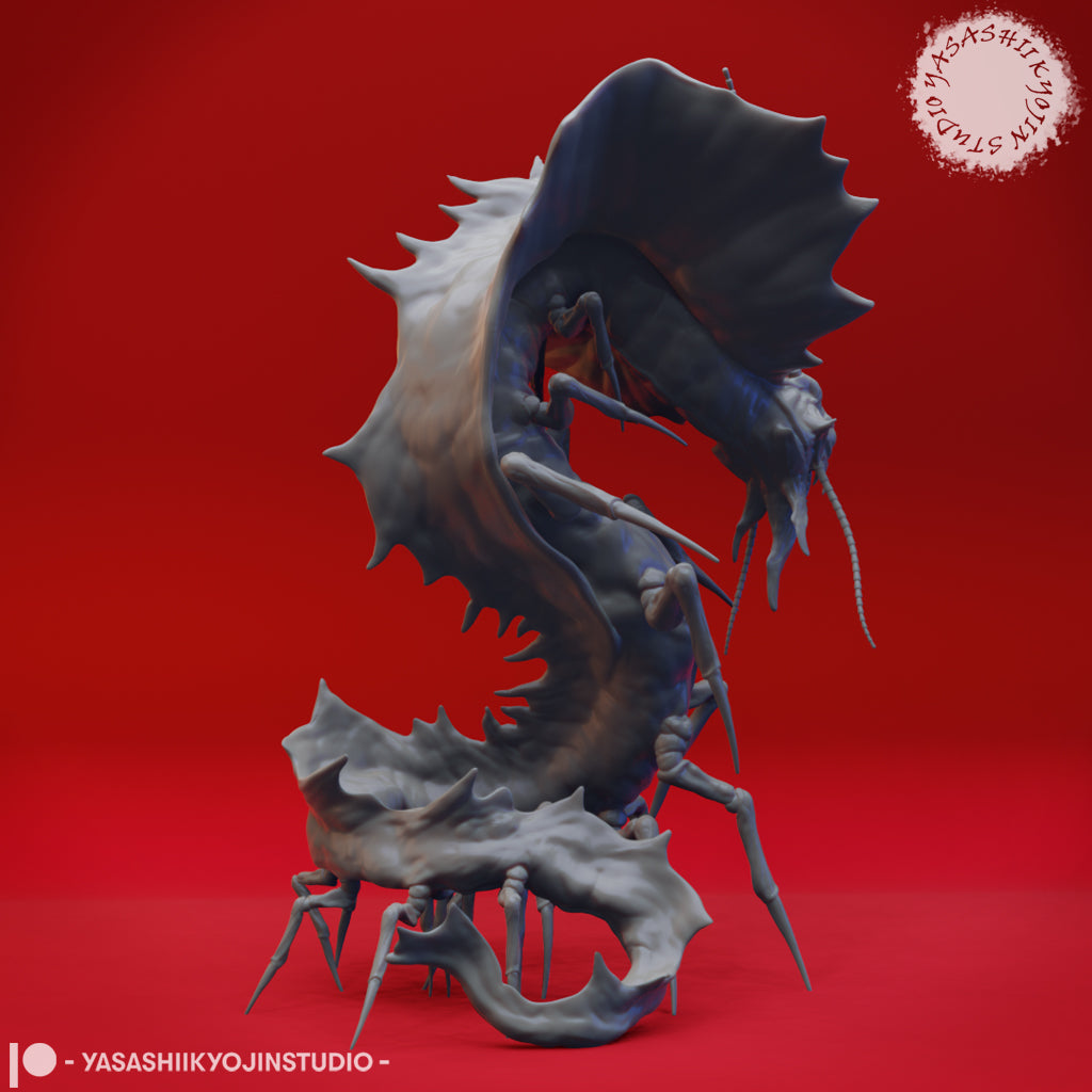 Remorhaz - Tabletop Miniature (Pre-Supported STL)