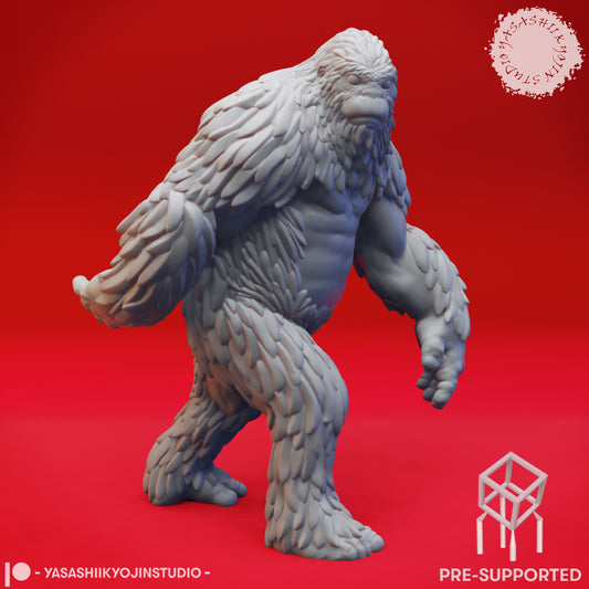 Sasquatch - Tabletop Miniature (Pre-Supported STL)