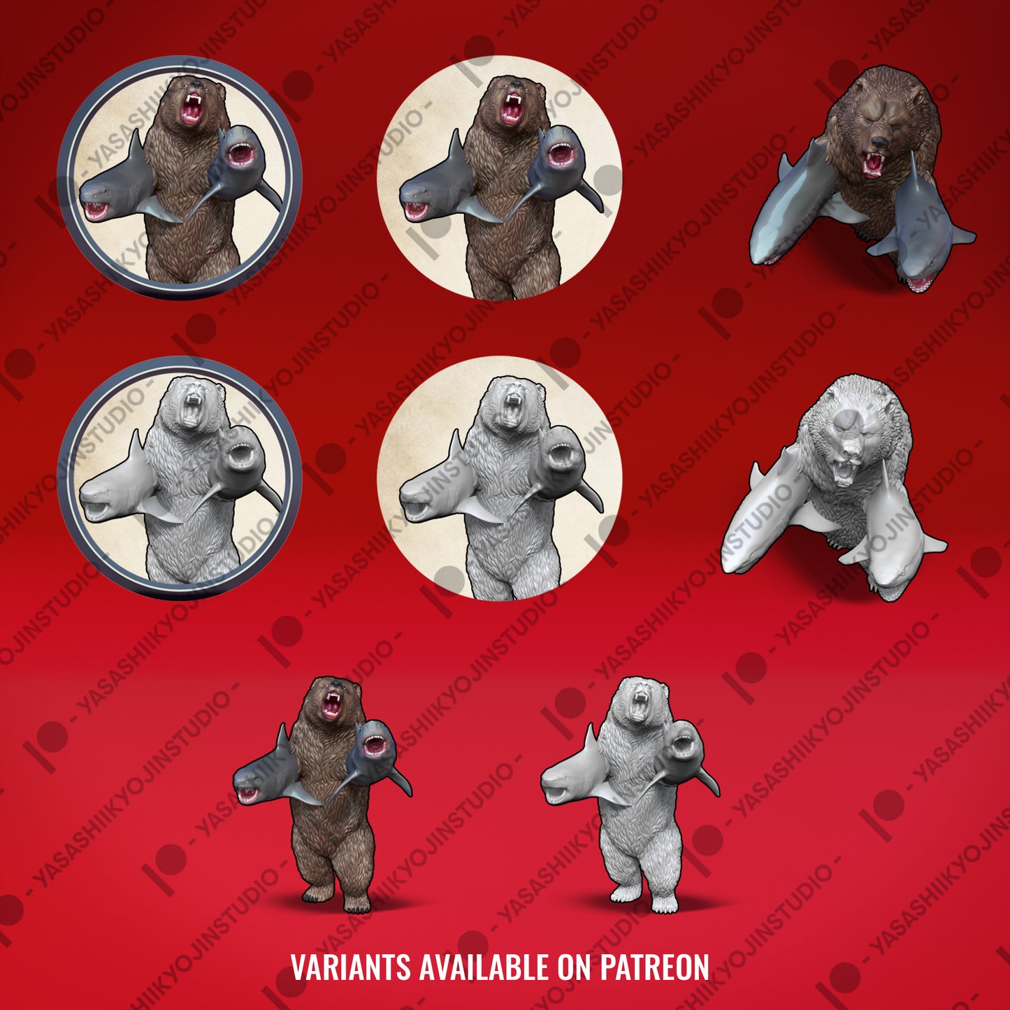 Sharkenbear - VTT Token Sample