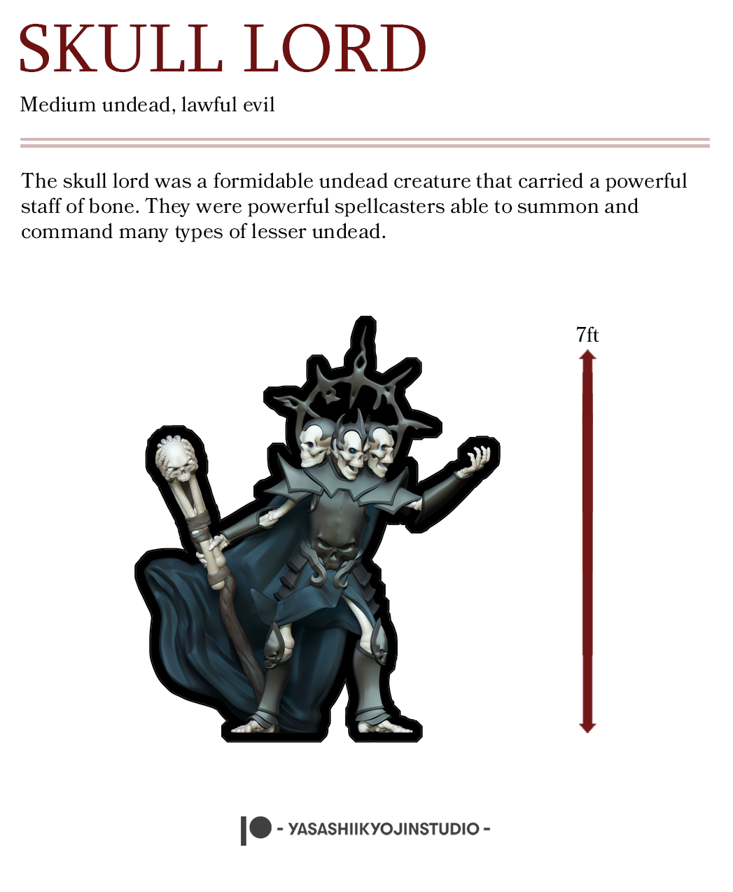 Skull Lord - Paper Mini Sample