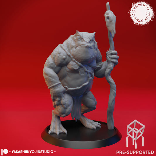 Slaad (Green) - Tabletop Miniature (Pre-Supported STL)