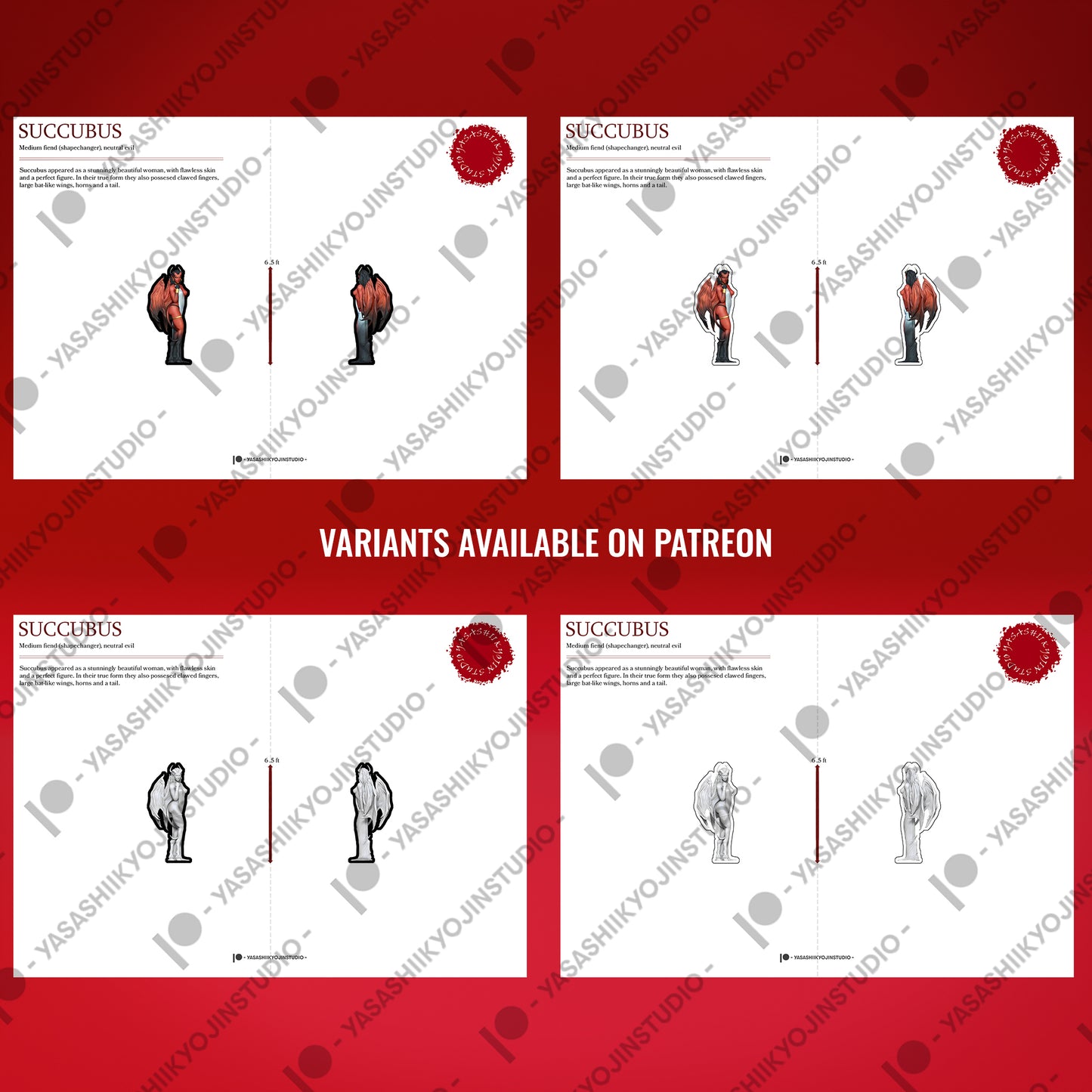 Succubus - Paper Mini Sample