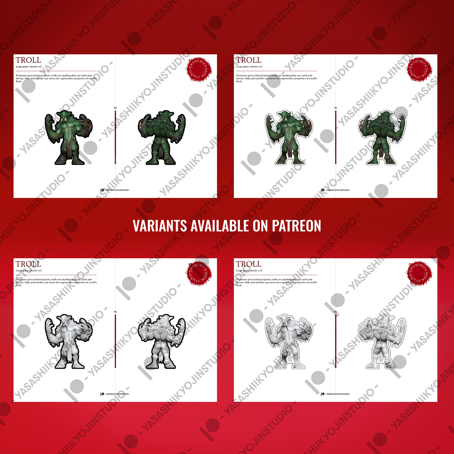 Troll - Paper Mini Sample