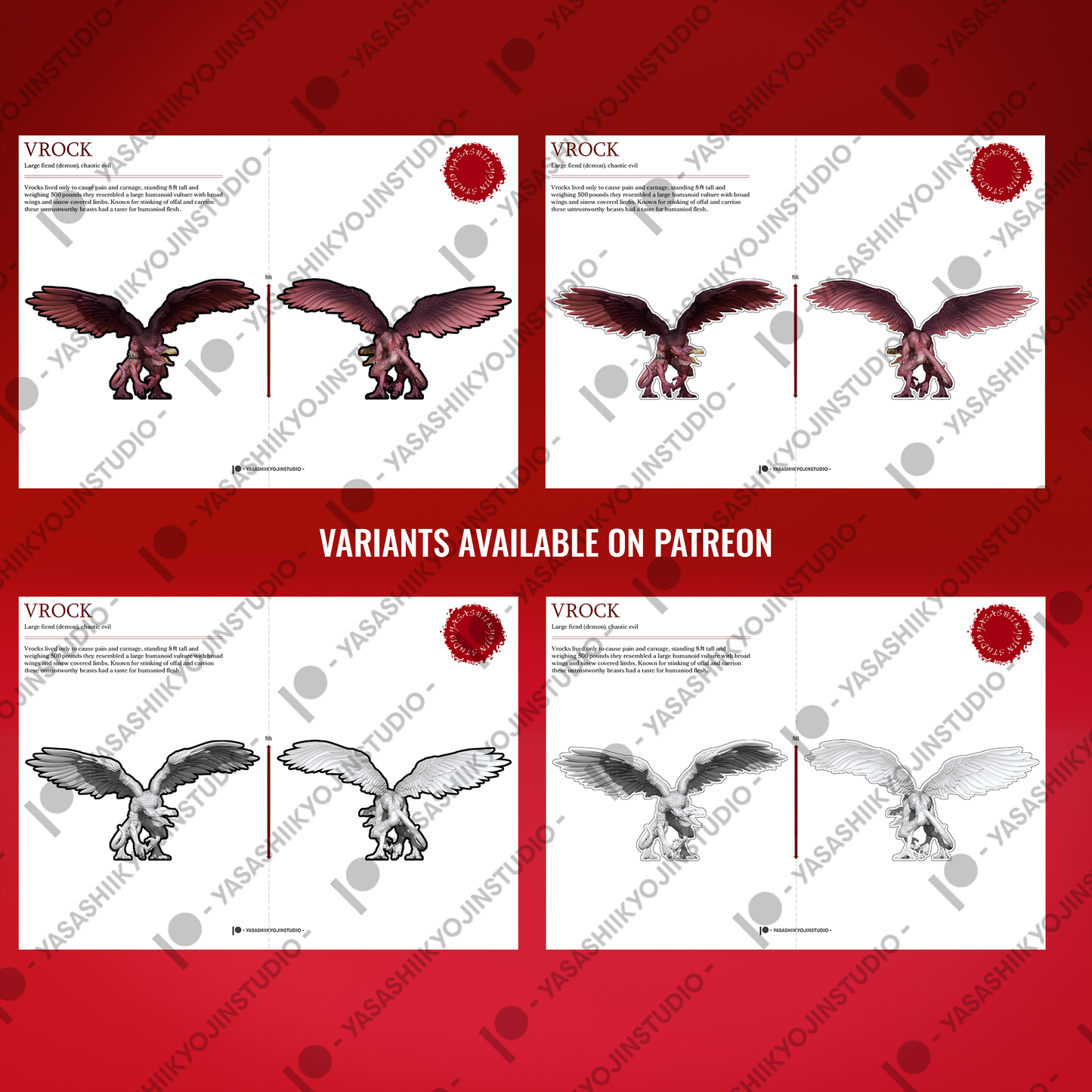 Vrock - Paper Mini Sample