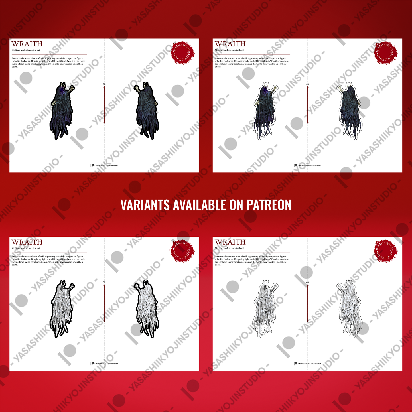 Wraith - Paper Mini Sample