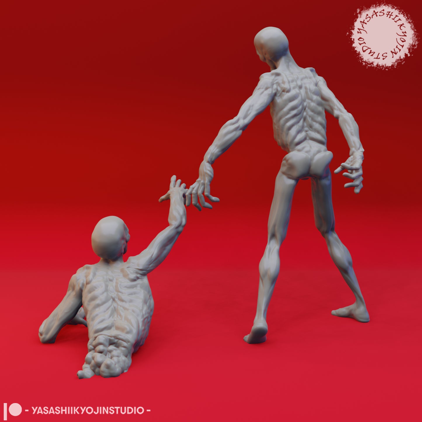 Zombies - Tabletop Miniature STL