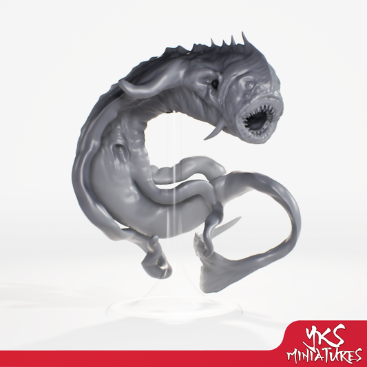 Aboleth - 3D Printed Mini for Tabletop Gaming, Dungeons and Dragons, Pathfinder, Kings of War and other RPG's