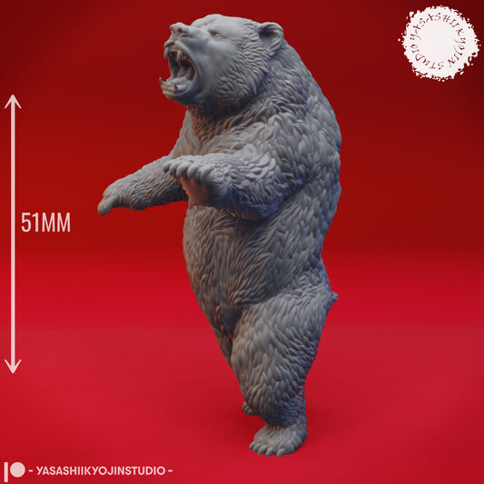 Bear - 3D Printed Mini for Tabletop Gaming, Dungeons and Dragons, Pathfinder, Kings of War and other RPG's