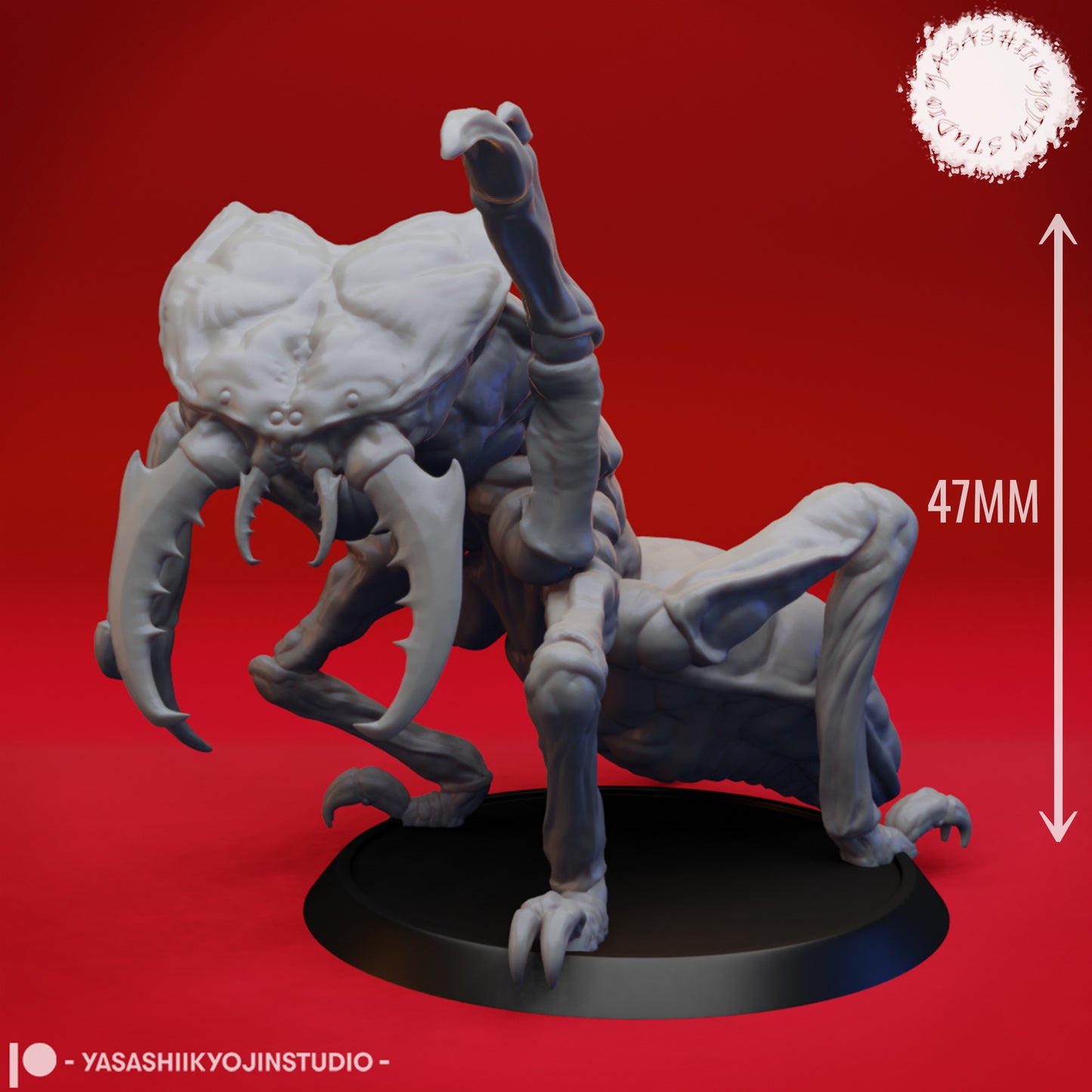 Ankheg - Attacking - Tabletop Miniature (Pre-Supported STL)