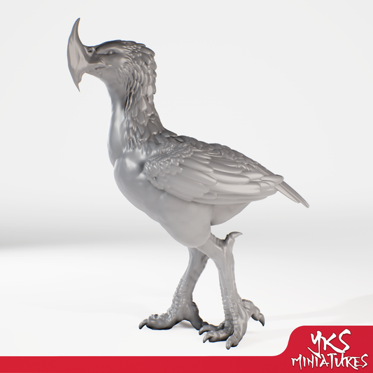 Axe Beak - 3D Printed Mini for Tabletop Gaming, Dungeons and Dragons, Pathfinder, Kings of War and other RPG's