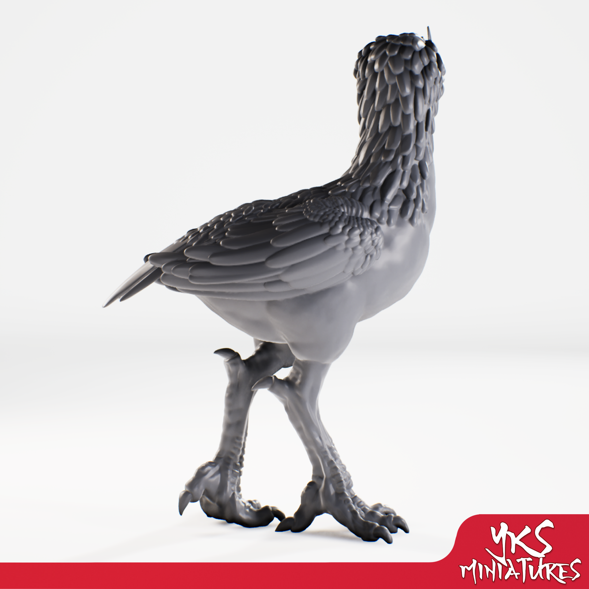 Axe Beak - 3D Printed Mini for Tabletop Gaming, Dungeons and Dragons, Pathfinder, Kings of War and other RPG's