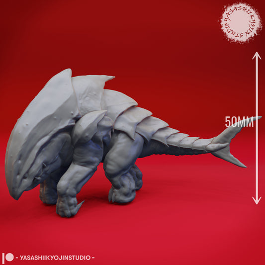 Bulette - Wandering - 3D Printed Mini for Tabletop Gaming, Dungeons and Dragons, Pathfinder, Kings of War and other RPG's