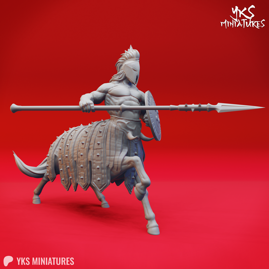 Centaur - Champion - 3D Printed Mini for Tabletop Gaming, Dungeons and Dragons, Pathfinder, Kings of War and other RPG's