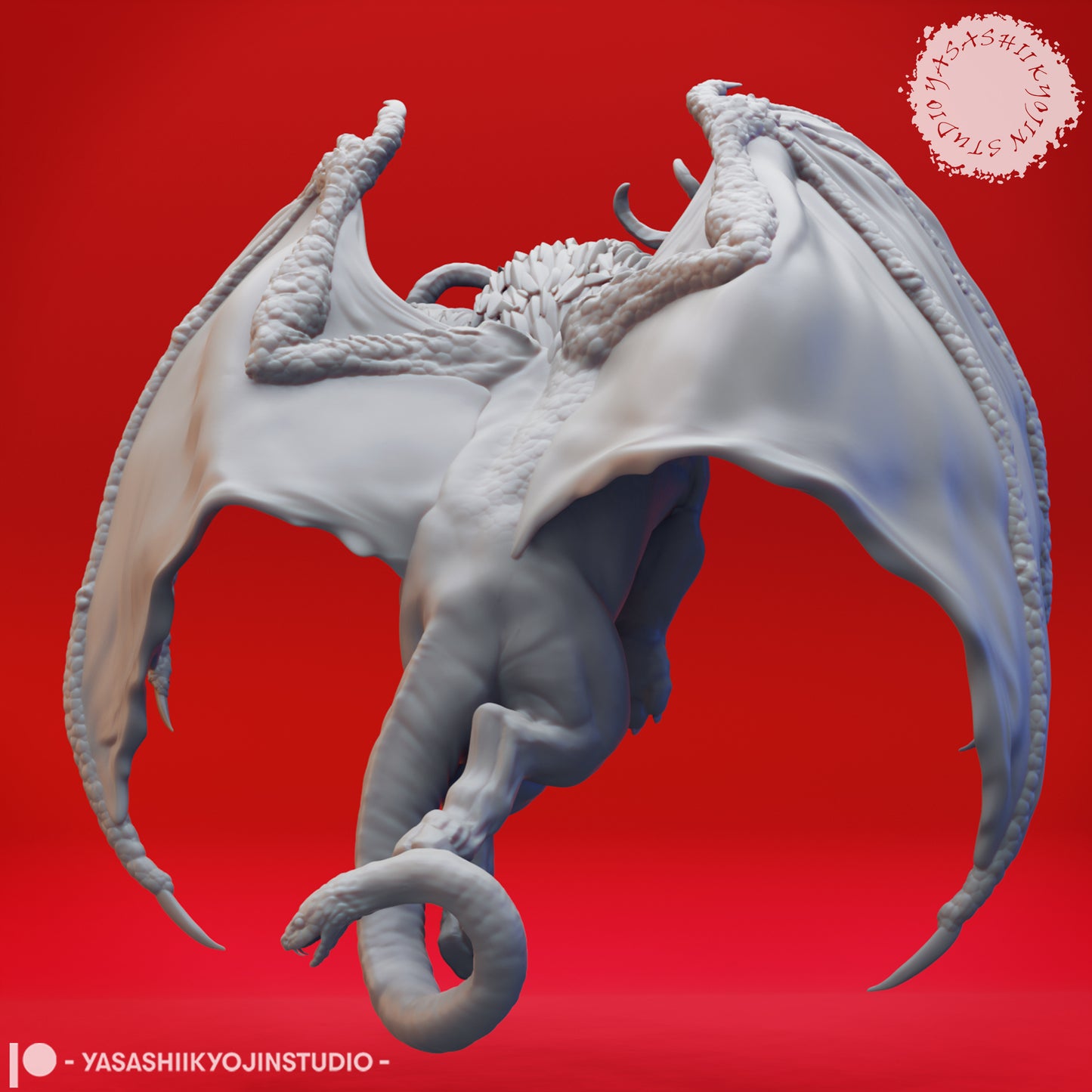 Chimera - Flying - Tabletop Miniature (Pre-Supported STL)