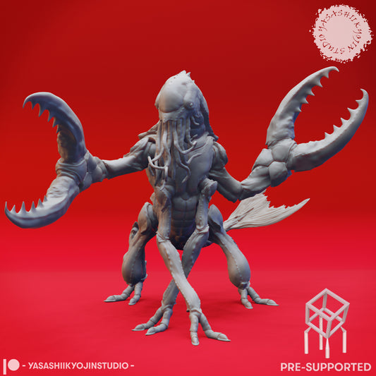 Chuul - Alert - Tabletop Miniature (Pre-Supported STL)
