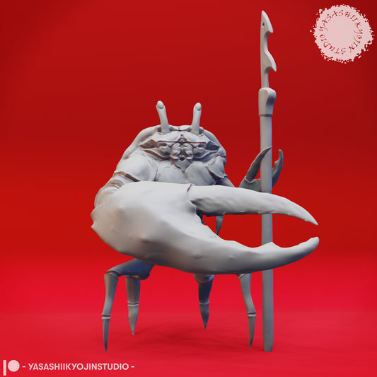 Crabfolk Harpoon - Tabletop Miniature STL