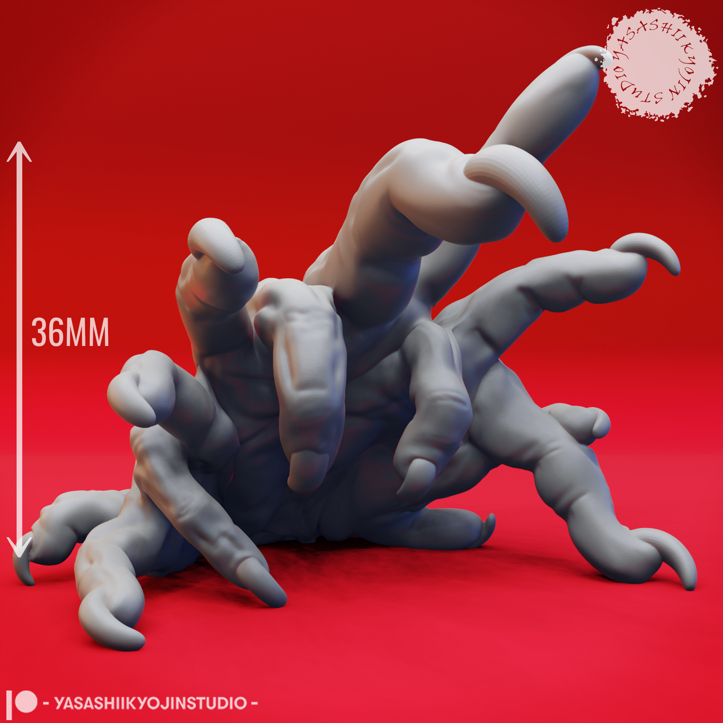 Crawling Claw - Elden - Tabletop Miniature (Pre-Supported STL)