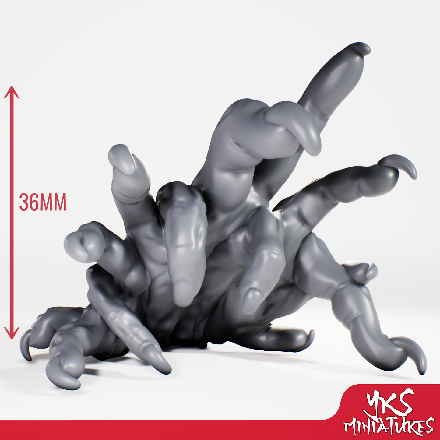 Crawling Claw - Elden - 3D Printed Mini for Tabletop Gaming, DnD, Pathfinder, Daggerheart, Kings of War and other RPG's