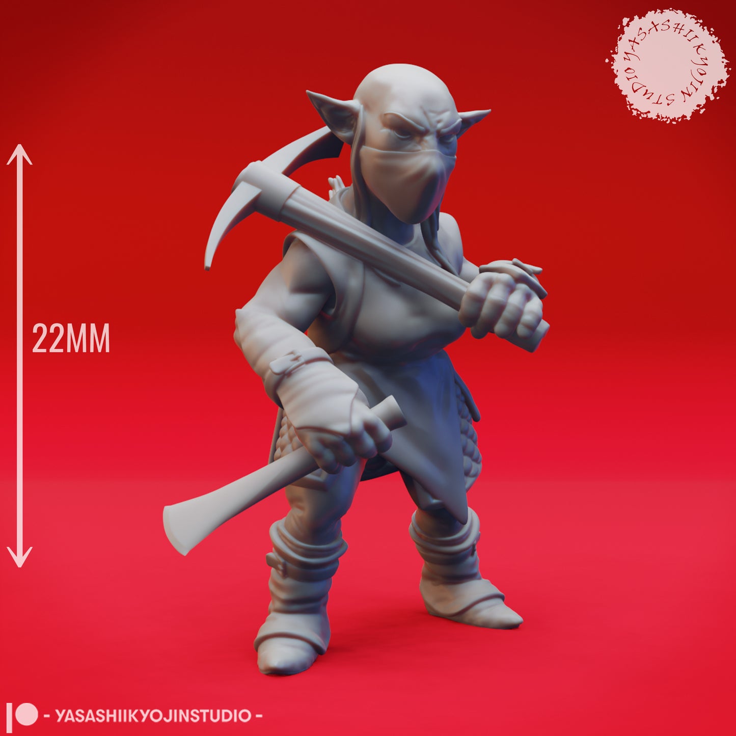 Deep Gnomes - Bundle - 3D Printed Mini for Tabletop Gaming, Dungeons and Dragons, Pathfinder, Kings of War and other RPG's