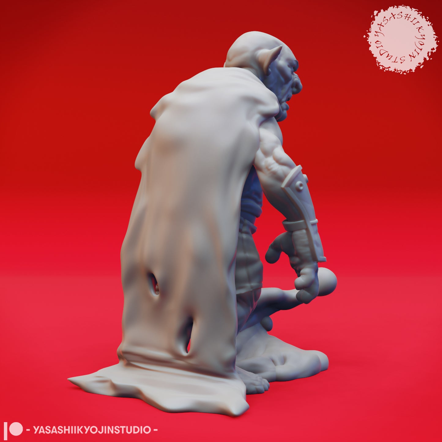 Deep Gnome - Pudding King - Tabletop Miniature (Pre-Supported STL)