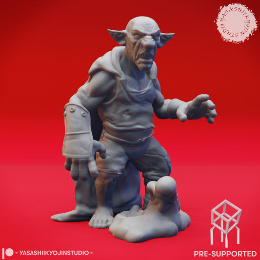Deep Gnome - Pudding King - Tabletop Miniature (Pre-Supported STL)