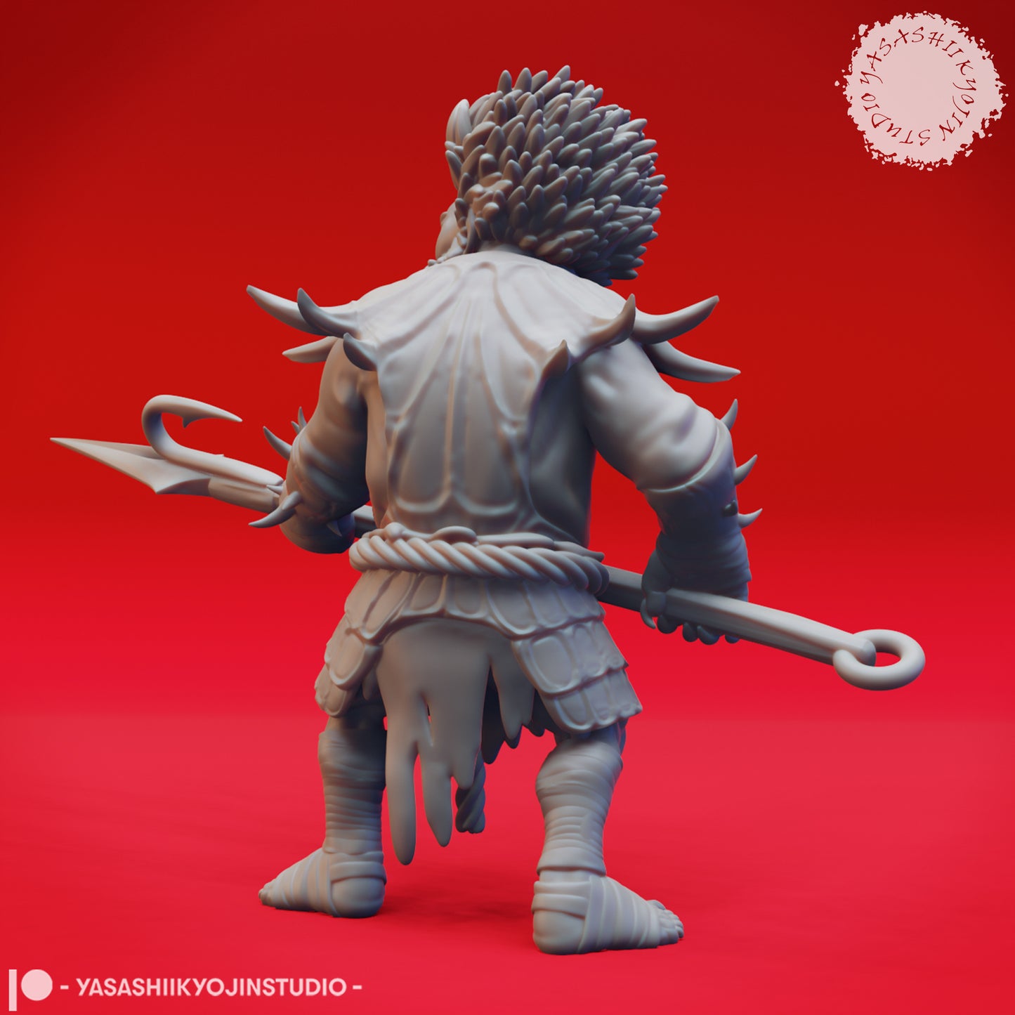 Derro - Shortspear - 3D Printed Mini for Tabletop Gaming, Dungeons and Dragons, Pathfinder, Kings of War and other RPG's