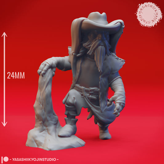 Derro - Droki - 3D Printed Mini for Tabletop Gaming, Dungeons and Dragons, Pathfinder, Kings of War and other RPG's