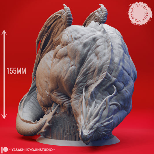 Dragon - Themberchaud - 3D Printed Mini for Tabletop Gaming, Dungeons and Dragons, Pathfinder, Kings of War and other RPG's