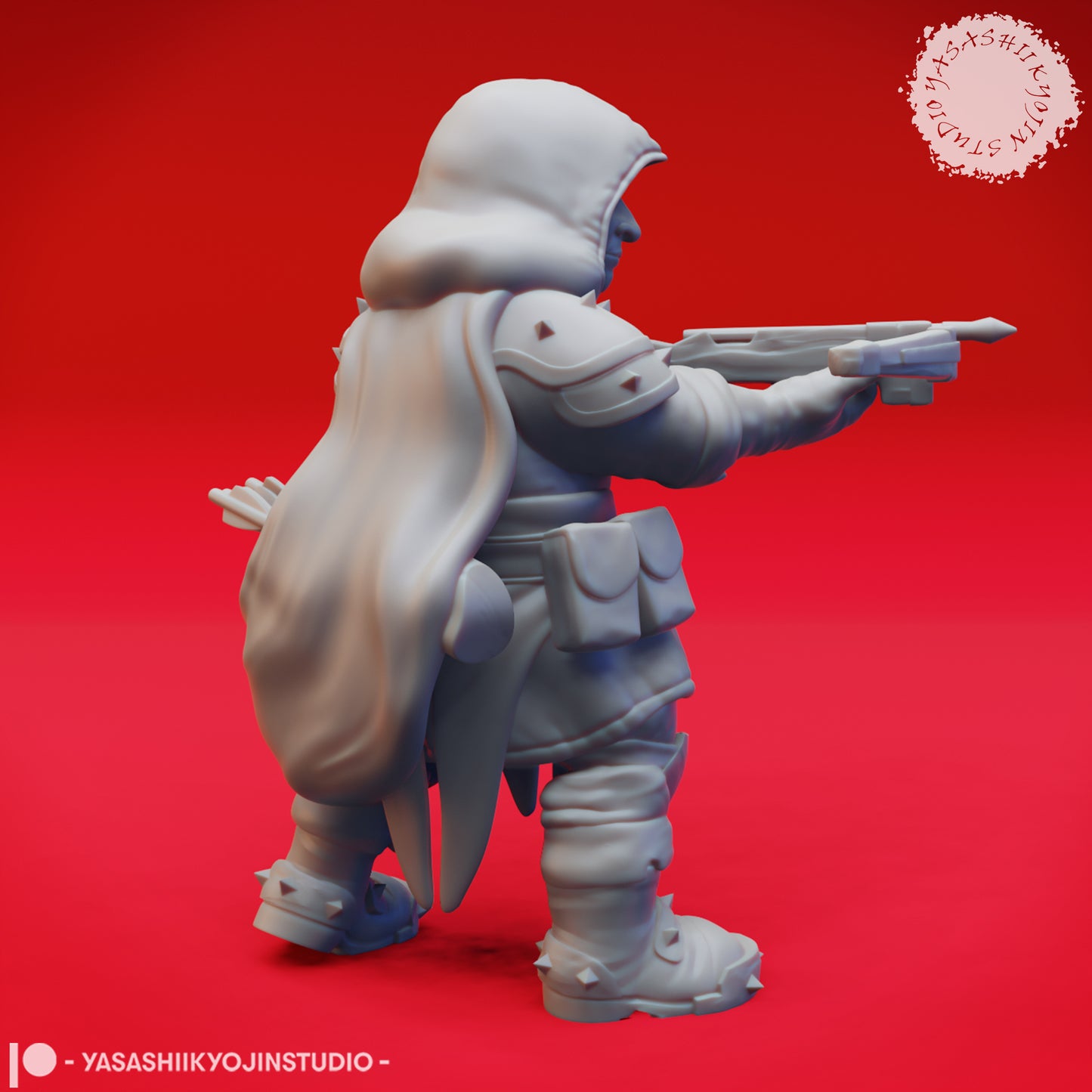 Duergar - Crossbow - 3D Printed Mini for Tabletop Gaming, Dungeons and Dragons, Pathfinder, Kings of War and other RPG's