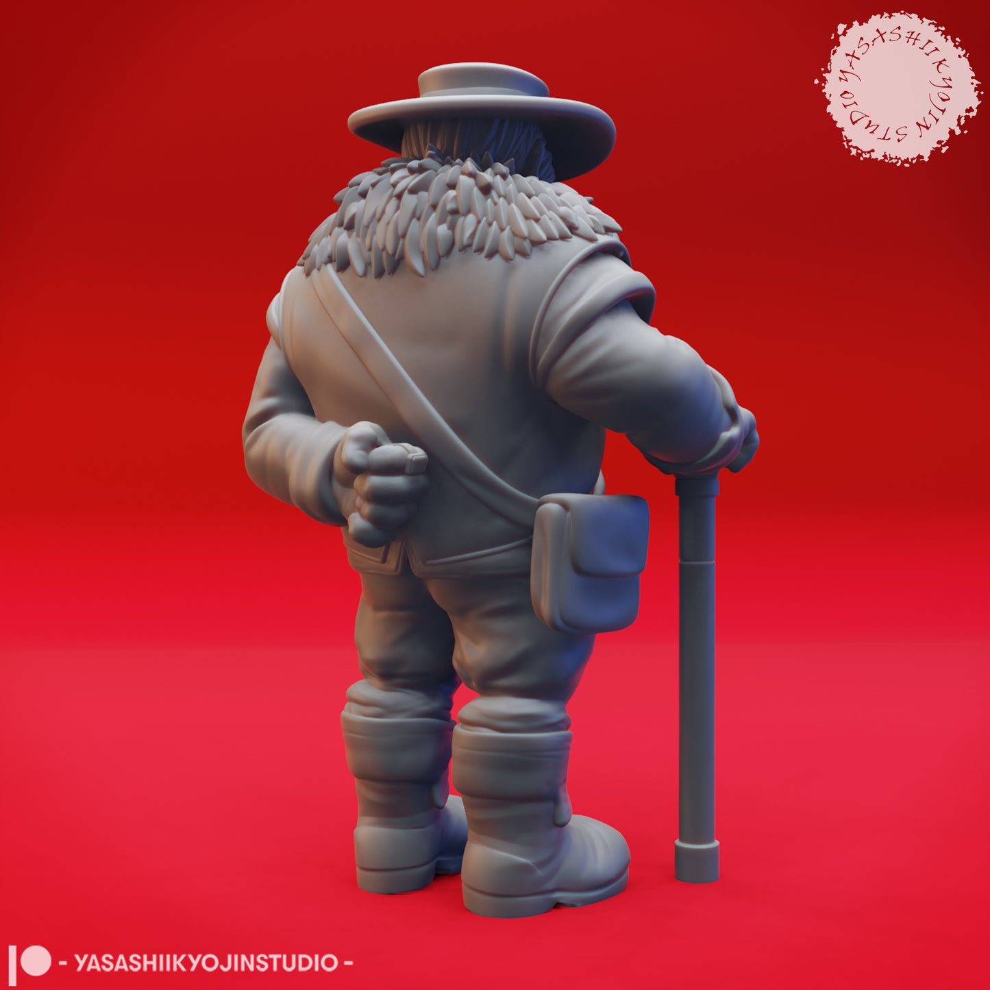 Dwarf - Gundren Rockseeker - 3D Printed Mini for Tabletop Gaming, Dungeons and Dragons, Pathfinder, Kings of War and other RPG's