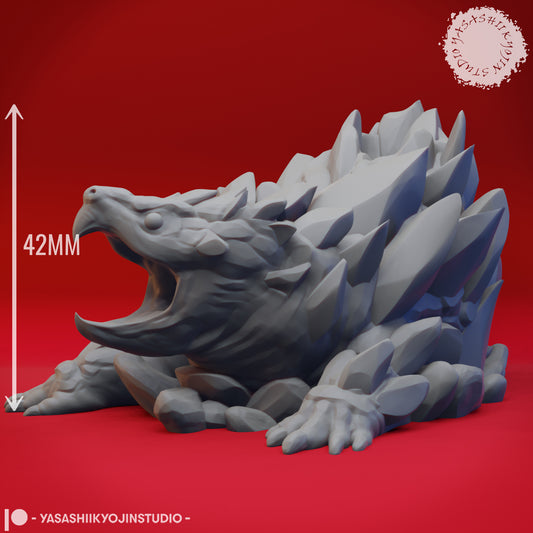 Elemental - Earth - 3D Printed Mini for Tabletop Gaming, Dungeons and Dragons, Pathfinder, Kings of War and other RPG's