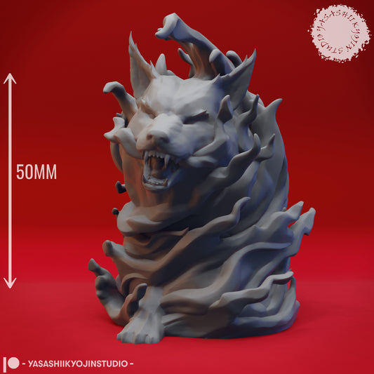 Elemental - Fire - 3D Printed Mini for Tabletop Gaming, Dungeons and Dragons, Pathfinder, Kings of War and other RPG's