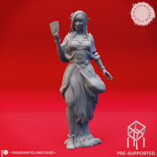 Fortune Teller - Vadoma - Tabletop Miniature (Pre-Supported STL)