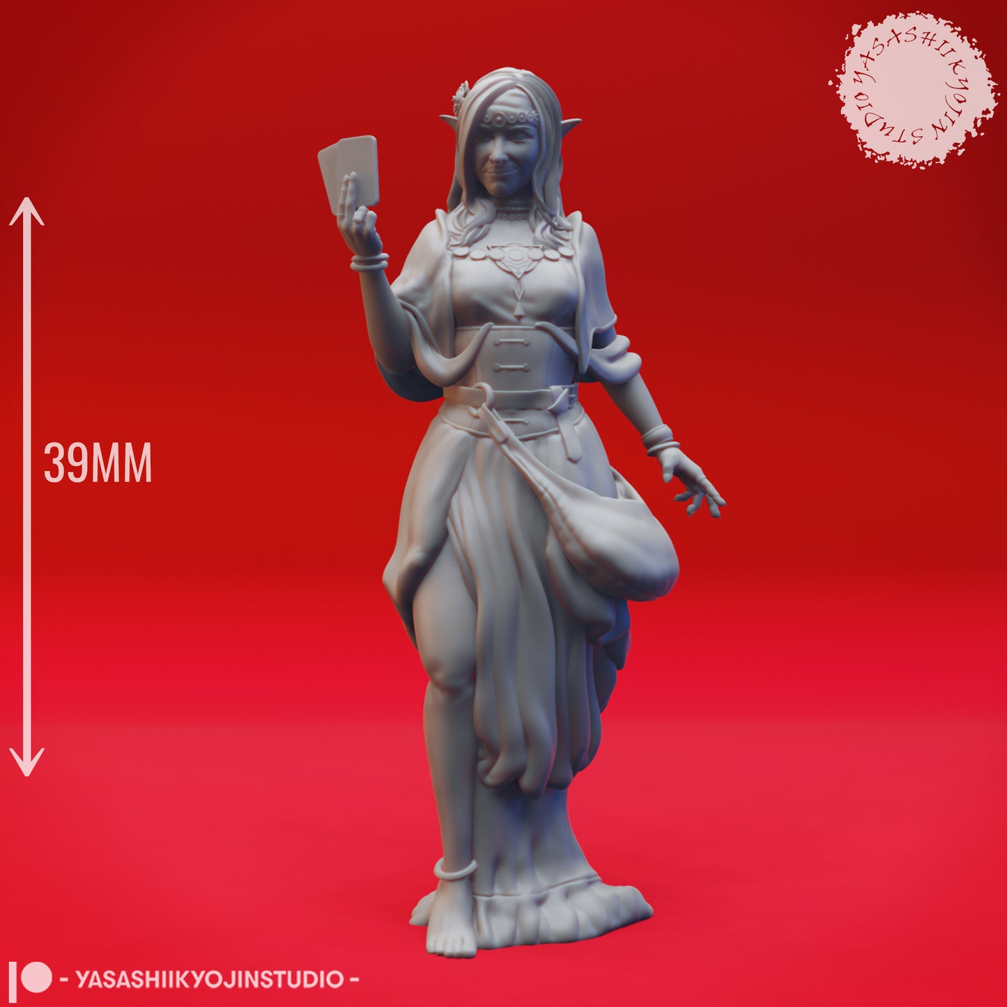 Fortune Teller - Vadoma - Tabletop Miniature (Pre-Supported STL)