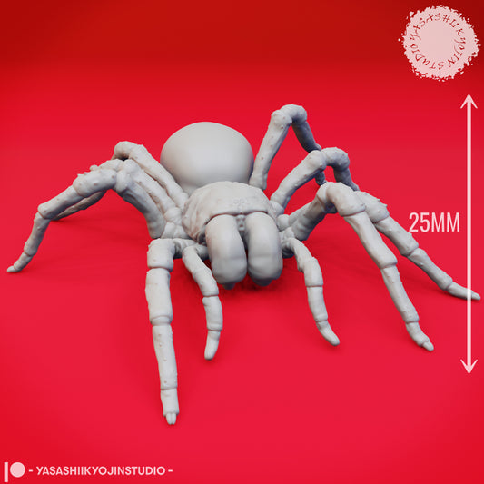 Giant Spider - 3D Printed Mini for Tabletop Gaming, Dungeons and Dragons, Pathfinder, Kings of War and other RPG's