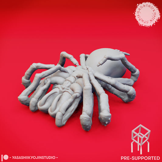 Giant Spider - Defeated - Tabletop Miniature (Pre-Supported STL)