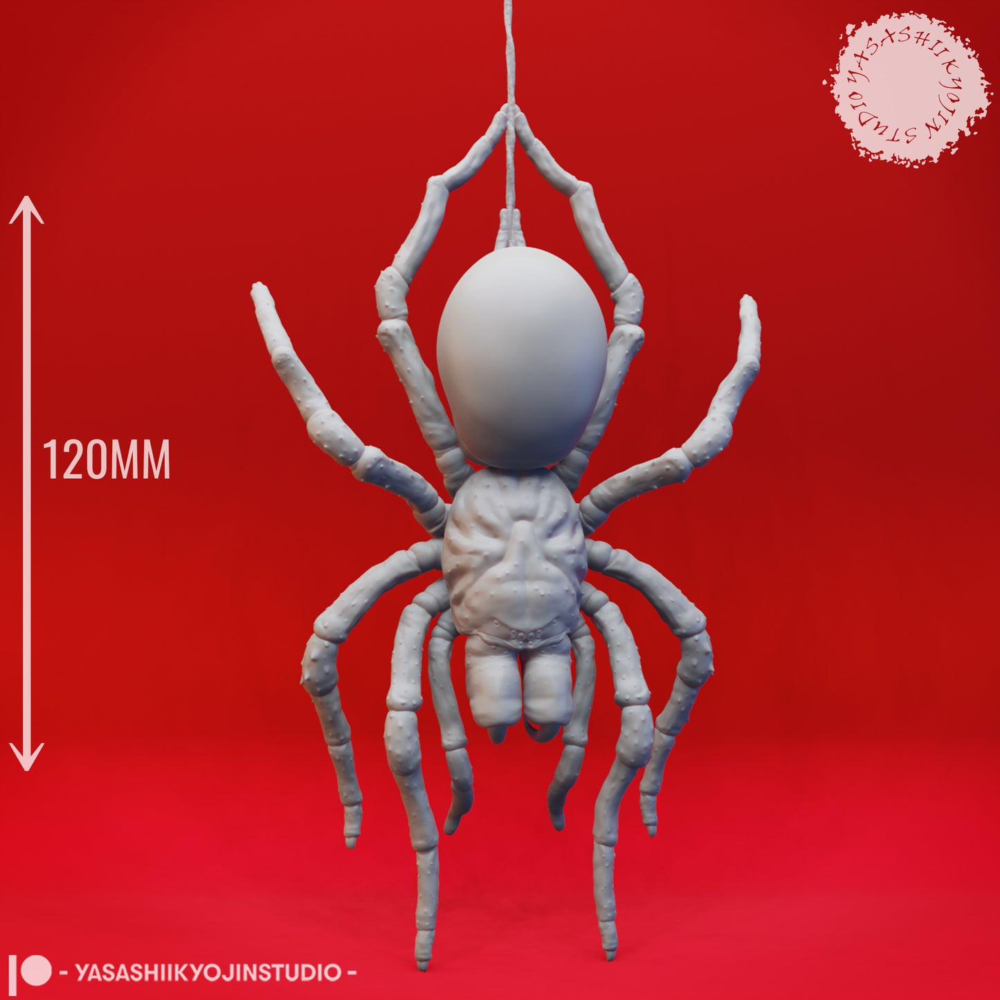 Giant Spider - Hanging - Tabletop Miniature (Pre-Supported STL)