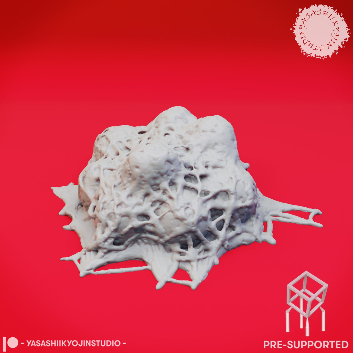 Giant Spider - Egg Sack - Tabletop Miniature (Pre-Supported STL)