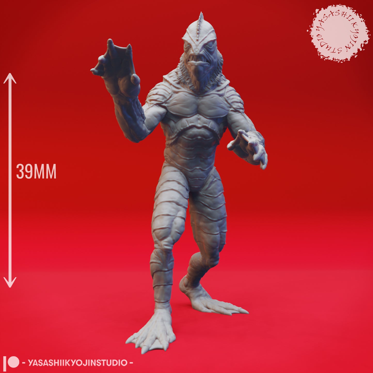 Gill-man - Tabletop Miniature (Pre-Supported STL)